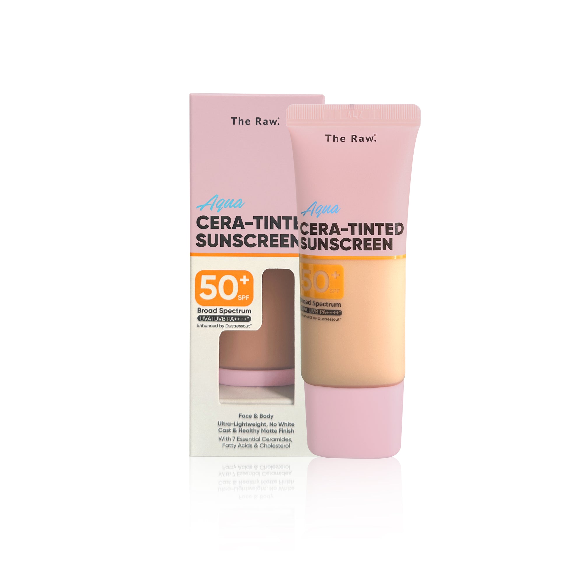 Aqua Cera-Tinted Sunscreen SPF 50+ PA++++* Broad Spectrum UVA / UVB (For Face & Body)