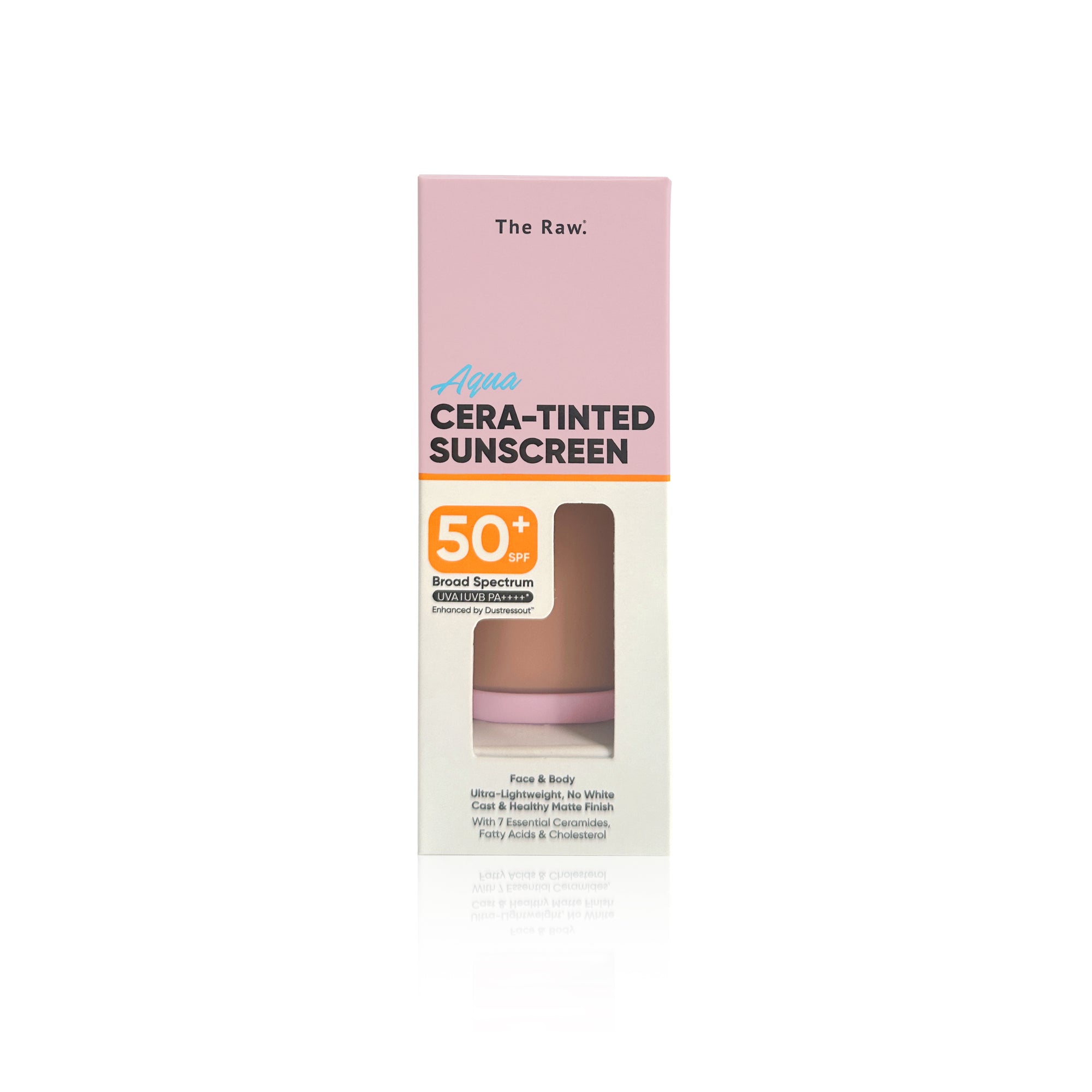 Aqua Cera-Tinted Sunscreen SPF 50+ PA++++* Broad Spectrum UVA / UVB (For Face & Body)