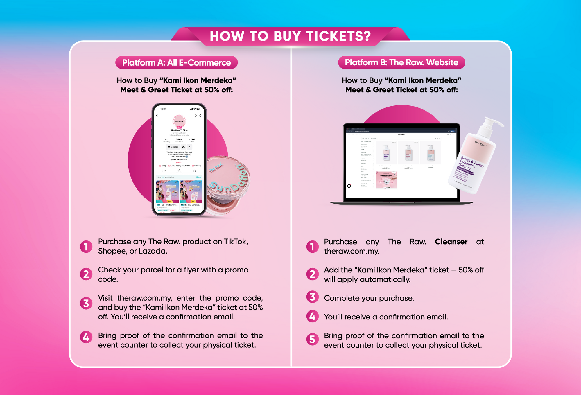 Event Ticket - Kami Ikon Merdeka Meet &amp; Greet
