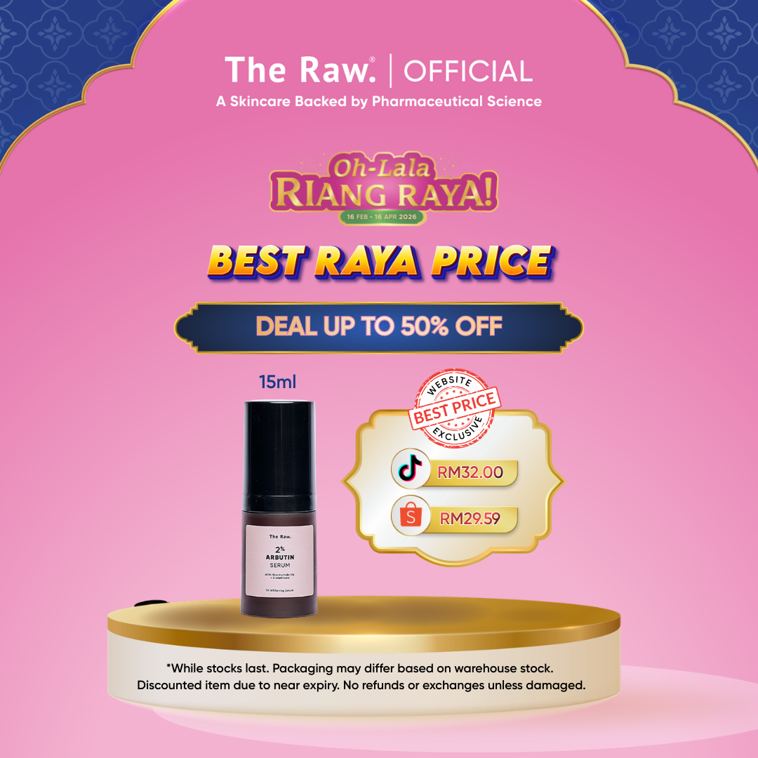 [BEST PRICE Up to 50% OFF] Arbutin 2% Serum - 3X Brightening Power 15ml/30ml