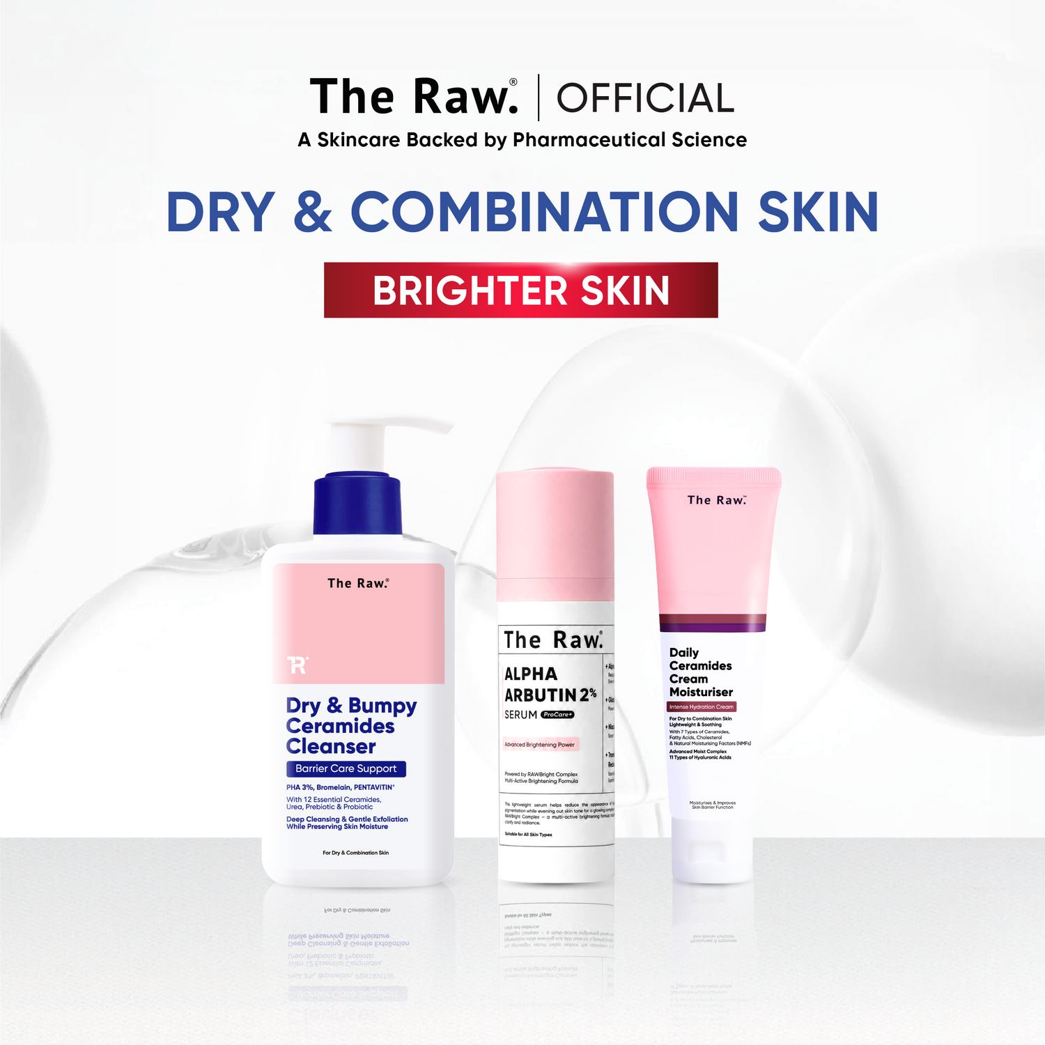 The Raw. Dry & Combination Skin Type Set