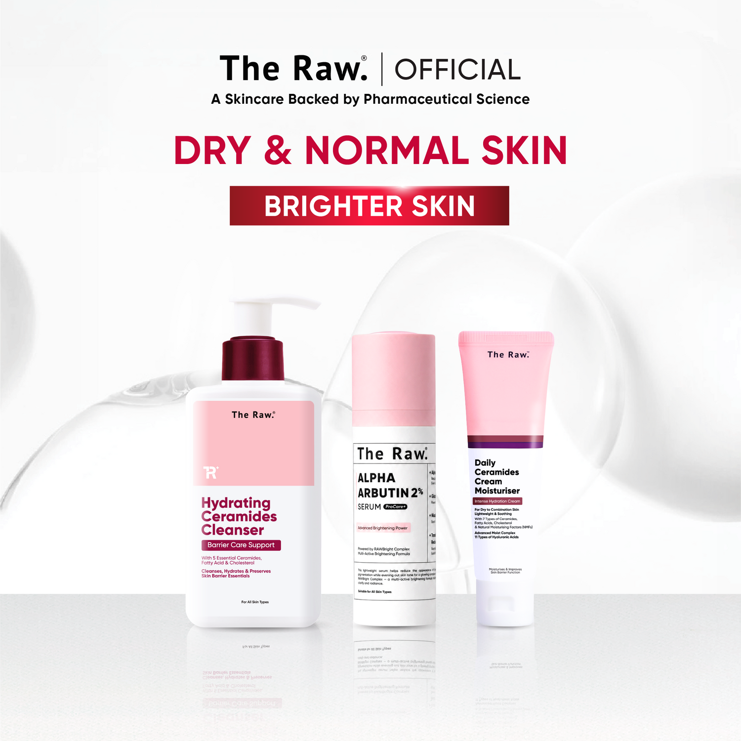The Raw. Dry & Normal Skin Type Set