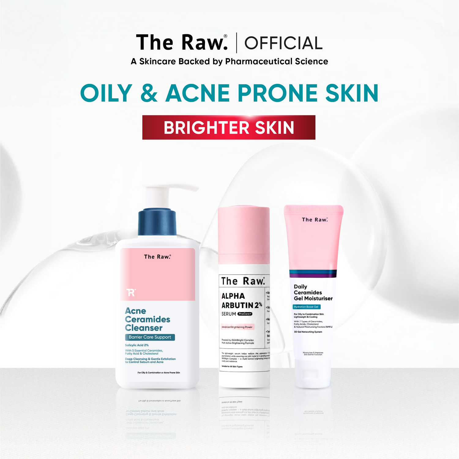 The Raw. Oily & Acne Prone Skin Type Set