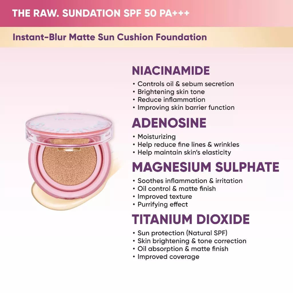 The Raw. Sundation™ - Cushion Foundation