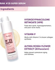 N°25 Super Serum | Retinol Alternative Solution - Aging Signs Reducer Serum
